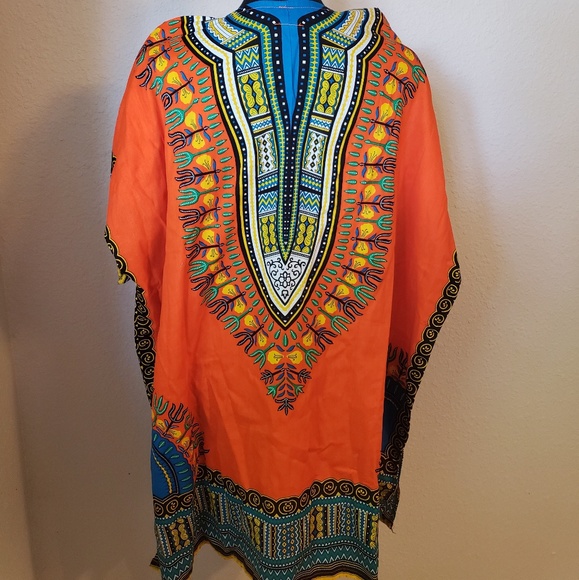 New Wakanda Forever Inspired Orange Tunic - Picture 4 of 8